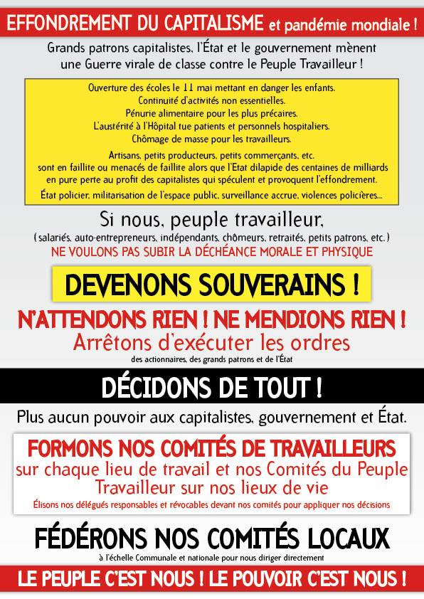 Sur la page Gilets Jaunes Poitiers Matière et Révolution